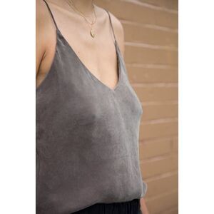 Brand new Ozma cupro Cami in Tobacco XL